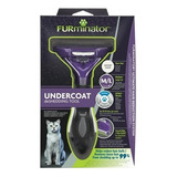 Escova Tira Pelo Furminator Gatos Pelo Curto Médio E Grande Cor Roxo