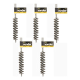 Escova Tubular De Aço 1 1 2 Meia Rosca 1 2 Vonder Kit 5 Un