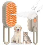 Escova Vapor Tira Pelo Limpeza Cão Gato Brush Recarregável