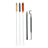 Escovas Limpeza Arma Kit Pistola Revólver Calibre 38 380 9mm