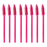 Escovinha Descartáveis Para Extensão Cílios Kit C 50 Unid Cor Pink