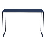 Escrivaninha Ajl Decore Mdp ferro De 90cm X 60cm Preto