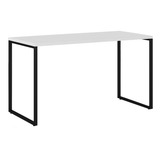 Escrivaninha E led Brasil Escritório Industrial Vintage Mdp De 150cm X 70cm X 60cm Branco