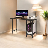 Escrivaninha Mesa Office Estudo Estilo Industrial Cor Preto Liys Home