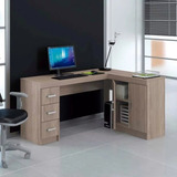 Escrivaninha Politorno Espanha Mdp De 116 5cm X 75 5cm X 37 5cm X 151 5cm Castanho Fosco