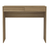 Escrivaninha Politorno Tijuca Mdp De 90cm X 75 5cm X 45cm Castanho Fosco