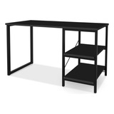 Escrivaninha Star Steel Mobile Star Mdf aco De 120cm X 74cm X 45cm Preto