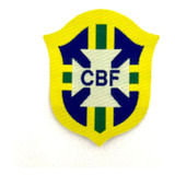 Escudo Bordado Cbf 5 5cmx6 5cm Seleção Brasileira Costura