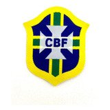 Escudo Bordado Cbf 6cmx6 5cm Seleção Brasileira Costura