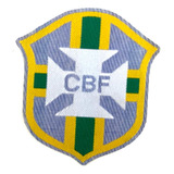 Escudo Bordado Cbf 7cm X 8cm Seleção Brasileira Costura