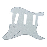Escudo Branco Perolado Para Guitarra Stratocaster
