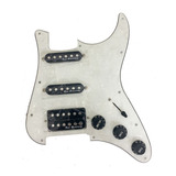 Escudo Condor Branco Madreperola Guitarra Captador Preto Hss