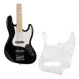 Escudo Contrabaixo Jazz Bass Branco 1