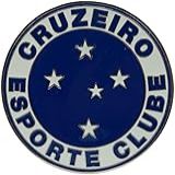 Escudo Do Cruzeiro Em Metal Futpin Oficial 10cm X 8cm
