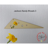 Escudo Guitarra Jackson Randy Rhoads 3 Espelho Dourado