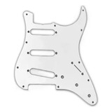 Escudo Guitarra Strato Para 3 Singles Spirit X200 White