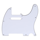 Escudo Guitarra Telecaster Padrão Fender Branco 3 Camadas