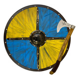 Escudo Medieval Viking Kalf Personalizado Decoração