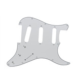 Escudo Para Guitarra Dolphin Strato 3s Branco 3 Camadas