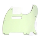 Escudo Para Guitarra Spirit Telecaster X310 Mint Green Desenho Liso
