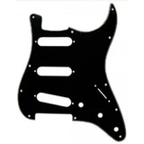 Escudo Para Guitarra Strato Sss 3 Camadas Preto Ou Branco