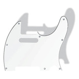 Escudo Para Guitarra Telecaster Branco Dolphin