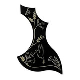 Escudo Para Violão Ronsani Com Floral