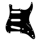 Escudo Spirit Guitarra Strato Para 3 Singles X200 Black Cor Preto Desenho Liso