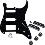 Escudo Ssh Hss Guitarra Stratocaster 3 Camadas Capas E Knobs