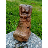 Escultura Antiga De Vênus Brasileira Pedra Sabão 