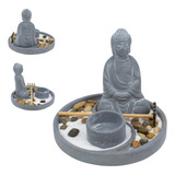 Escultura Buda Jardim Zen Templo Completo Decoração Completo