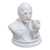 Escultura Busto Carl Gustav Jung 10cm