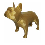 Escultura Cão Bulldog Francês Decorativa Linda