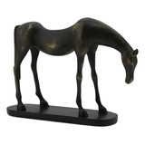 Escultura Cavalo Decorativo Em