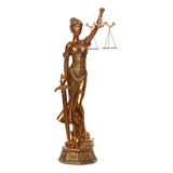 Escultura Dama Justiça Estátua Temis 52cm