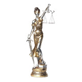 Escultura Dama Justiça Estátua Temis 52cm