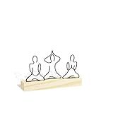 Escultura De Mesa Yoga Namastê