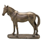 Escultura Decorativa Cavalo Em