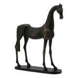 Escultura Decorativa Cavalo Em