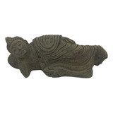 Escultura Estátua Artesanal Em Pedra Buda