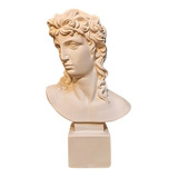 Escultura Estátua Romana Busto Deus Grego Eros 33 Cm Luxo