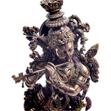Escultura Krishna Veronese Representação Suprema Deus