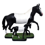 Escultura Miniatura Égua Potrinho Mangalarga Pampa Marchador