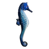 Escultura Para Parede Em Fibra De Vidro Cavalo Marinho