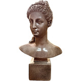 Escultura Romana Busto Grego Deusa Proserpina