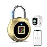 Eseesmart Cadeado De Impressão Digital Locker Bluetooth Aplicativo Móvel Cadeado Inteligente Com Biometria Sem Chave Resistente à água Adequado Para Academia Escola Bicicleta Bolsas De
