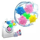 Esfera Bolinha P Lava Roupa Maquina D Lavar Kit 8 Unidades Sortidas Dryer Ball Bolas De Secagem Rápida