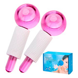 Esfera De Vidro Grande Cromoterapia Massagem Facial 1 Par