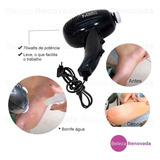 Esfoliantes E Arquivos Eletrônicos Para Manicure E Pedicure Mega Bellpedicuro Profissional Preto Para Lixar Os Pés 220v Mega Bell 220v