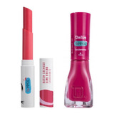 Esmalte E Batom Dailus Flamimos Exuberante kit 